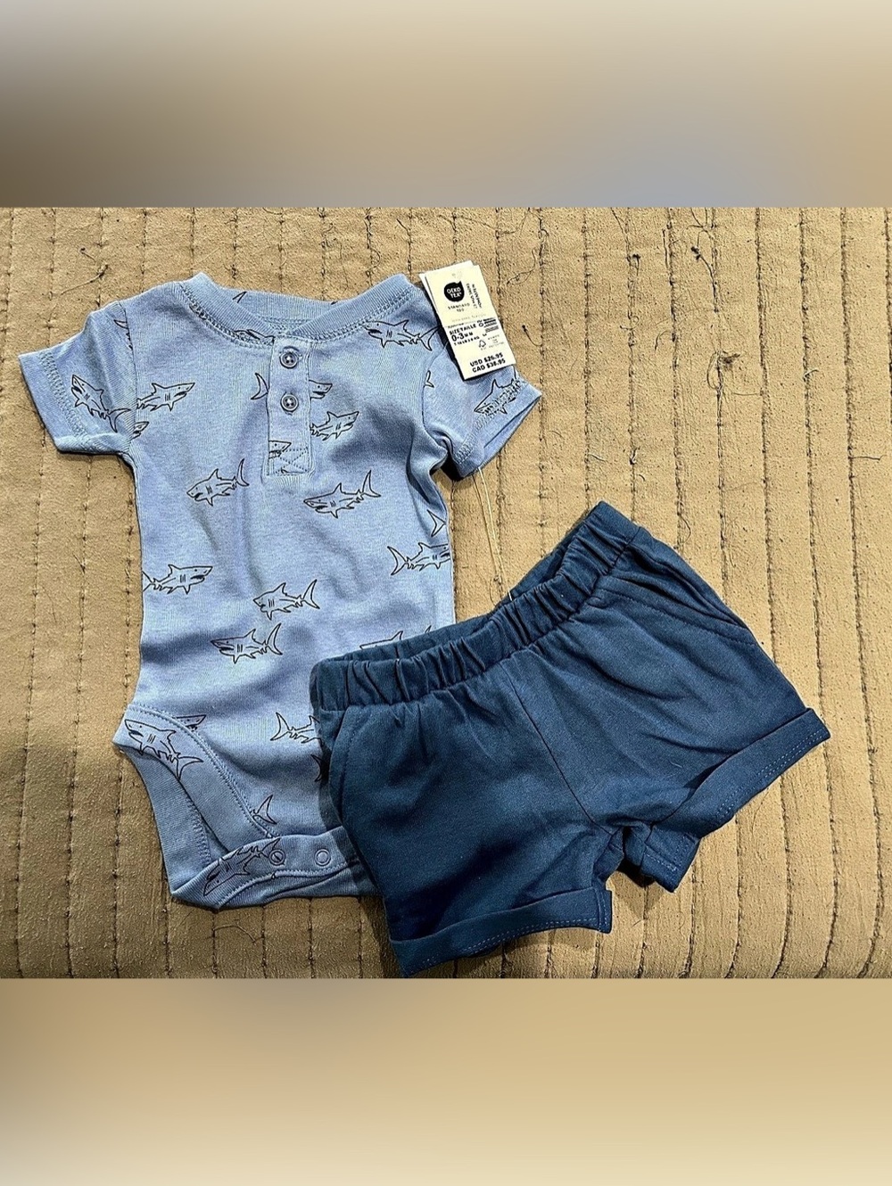 Carter's Baby 0-3M Blue 2-Piece Set NWT
